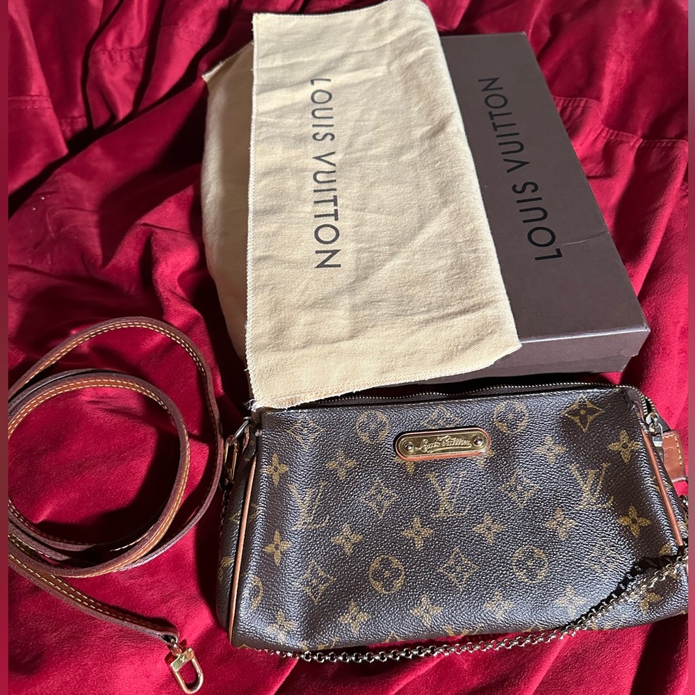 LOUIS VUITTON EVA CLUTCH MONOGRAM CANVAS